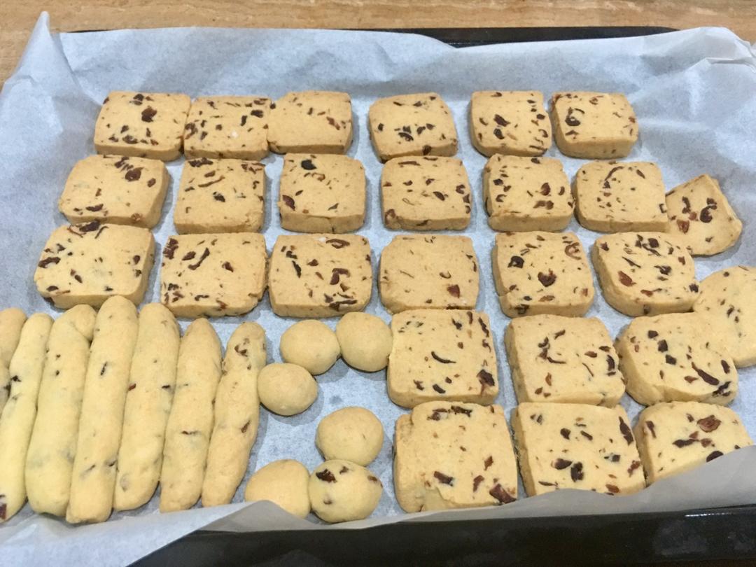 低糖少油版蔓越莓饼干