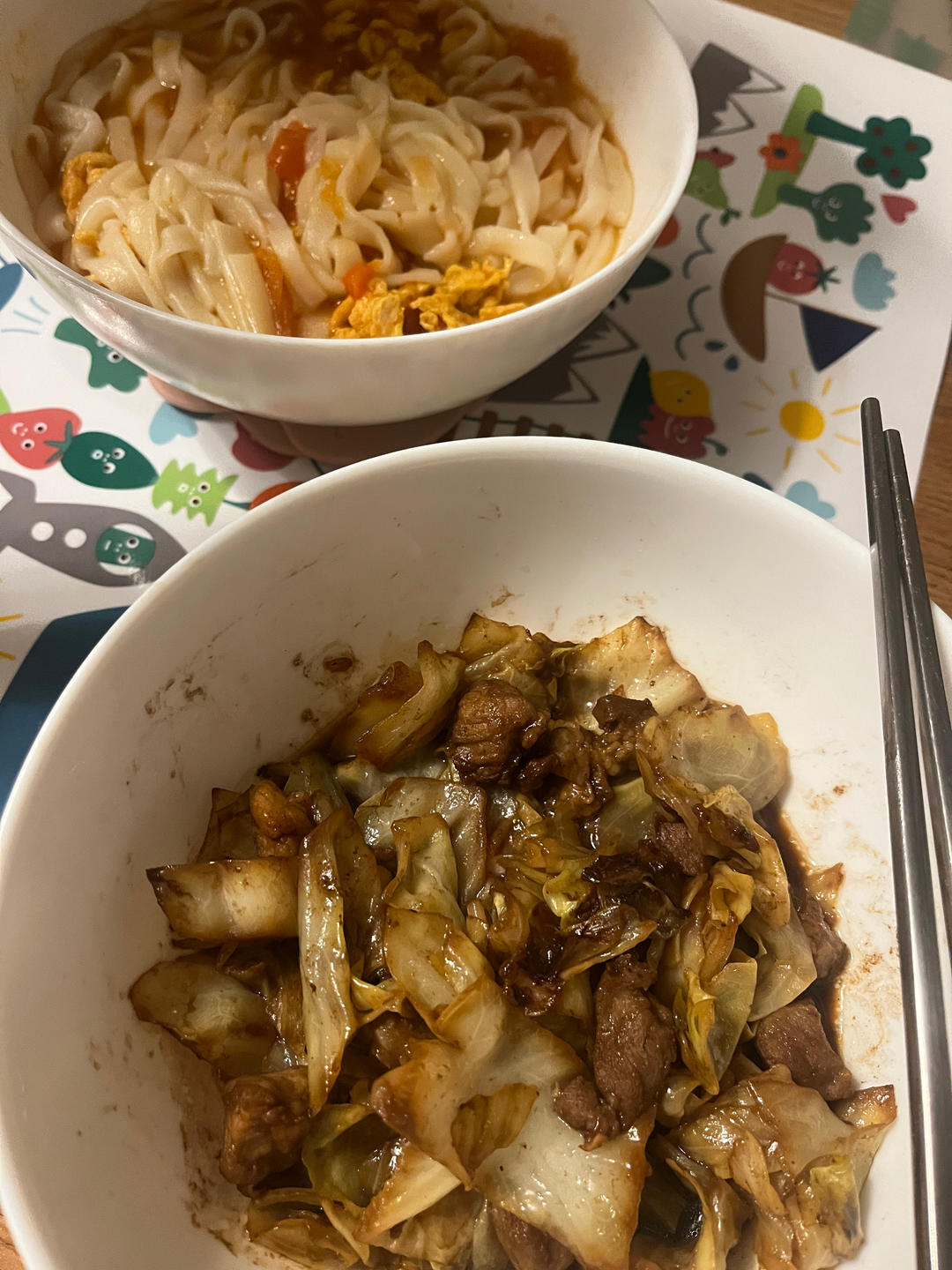 炒出来的烧烤白菜羊肉