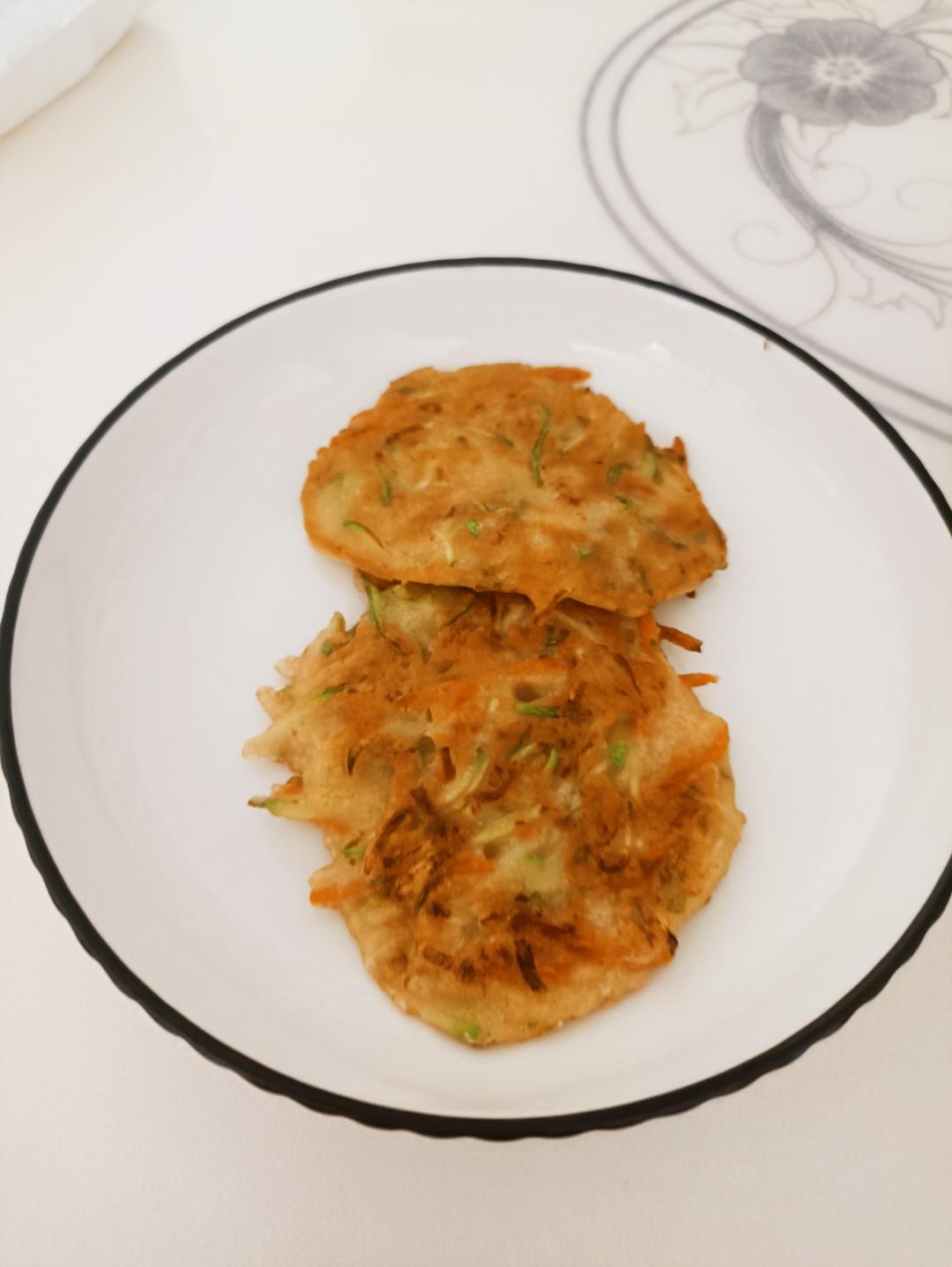 西葫芦胡萝卜煎饼