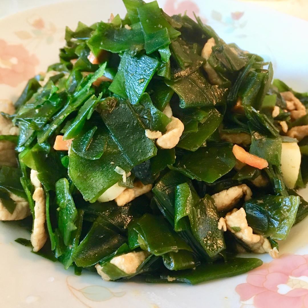 海带丝炒肉