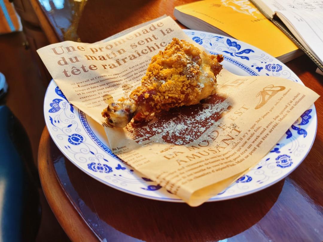 香酥炸鸡腿肉（低脂无油烤箱版）