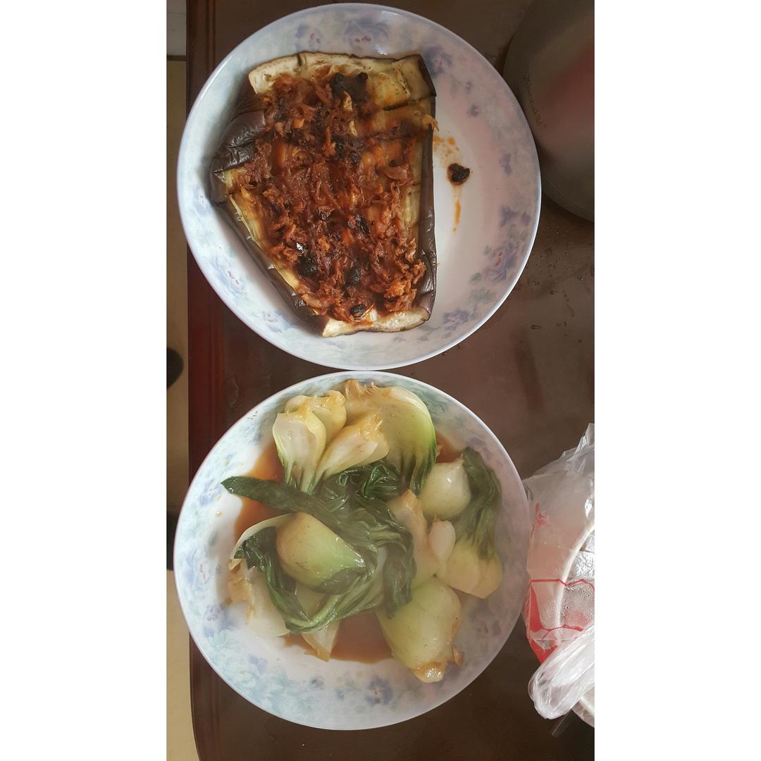 微波炉做出街头烧烤风的茄子