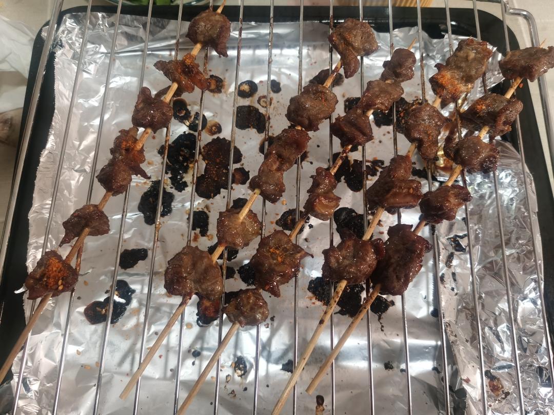 烤箱版 牛肉串