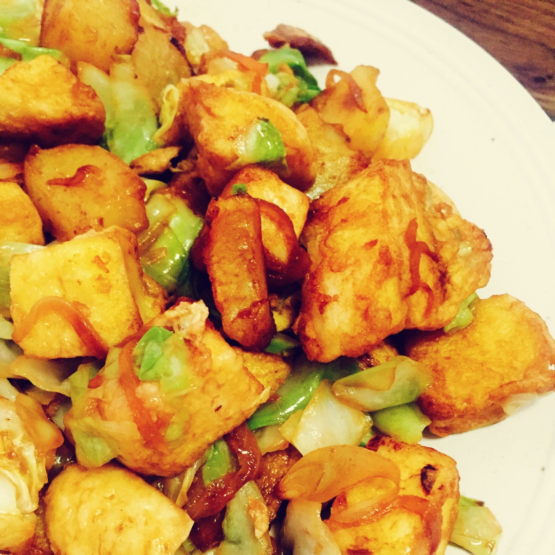 吴大v做的卷心菜炒馒头