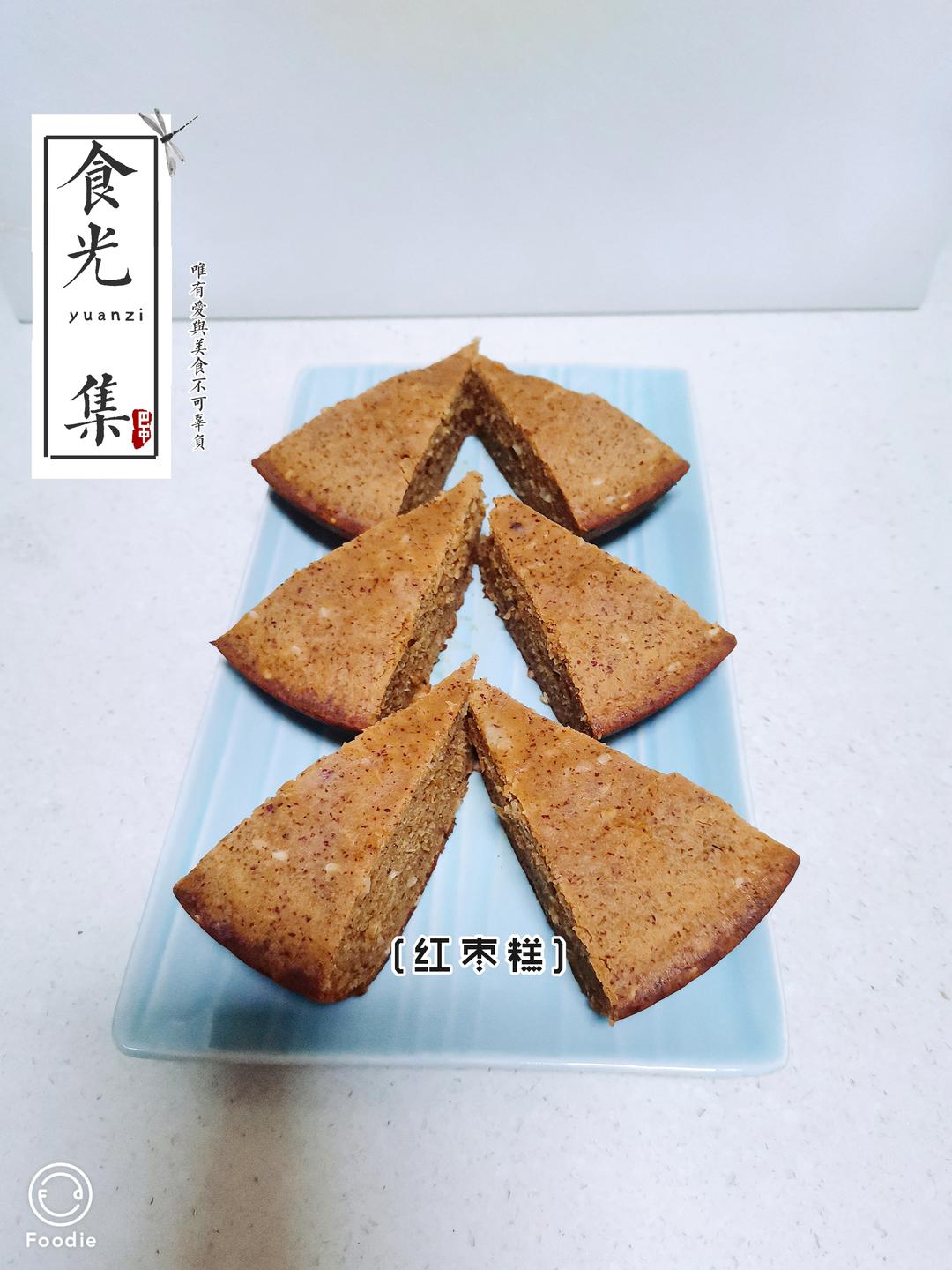 红枣糕搭配玉米汁