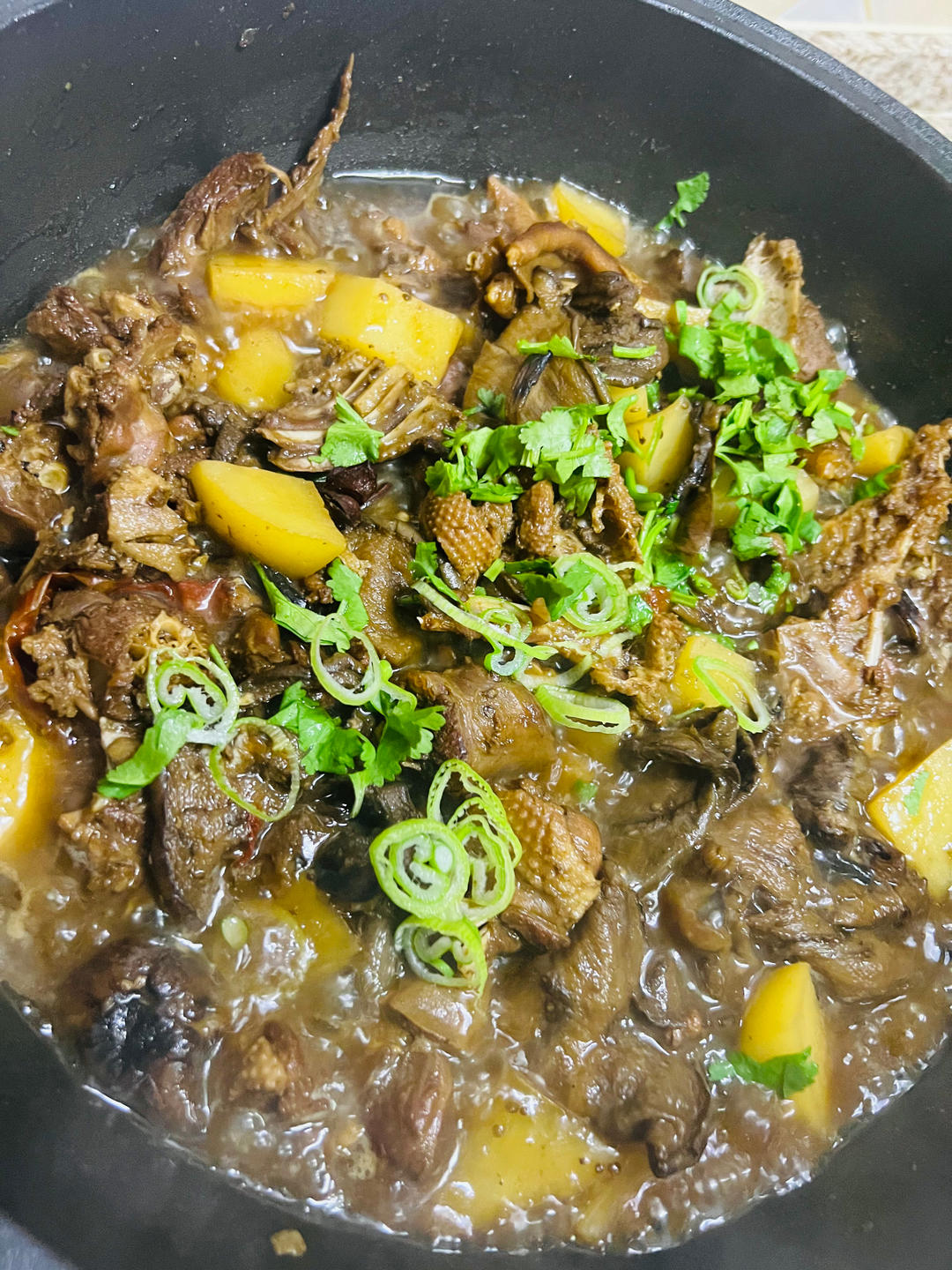 东北铁锅炖大鹅