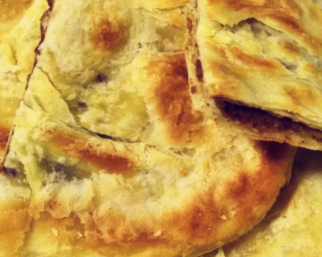 酥掉渣的红糖饼