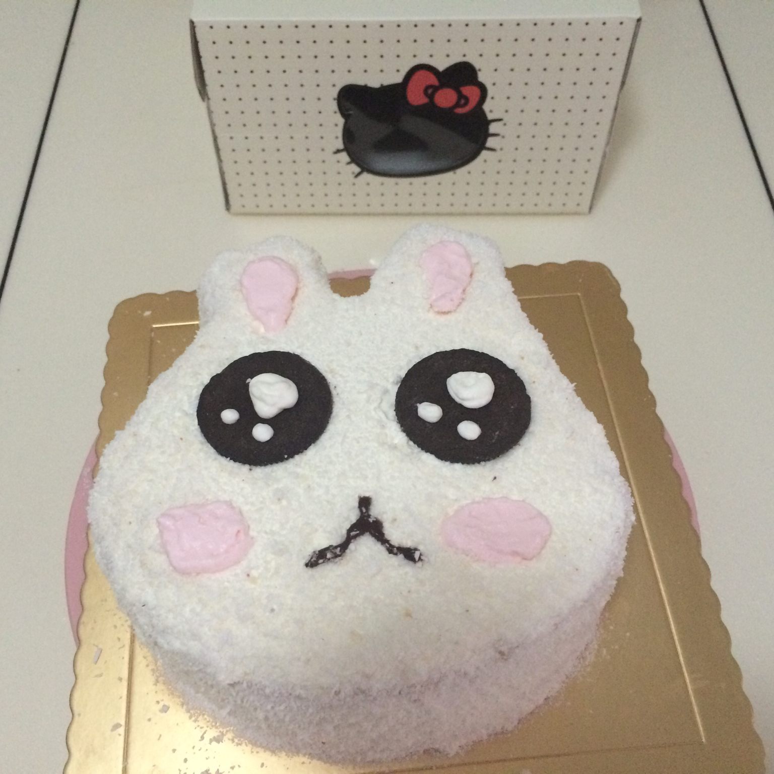 椰蓉小兔子奶油蛋糕