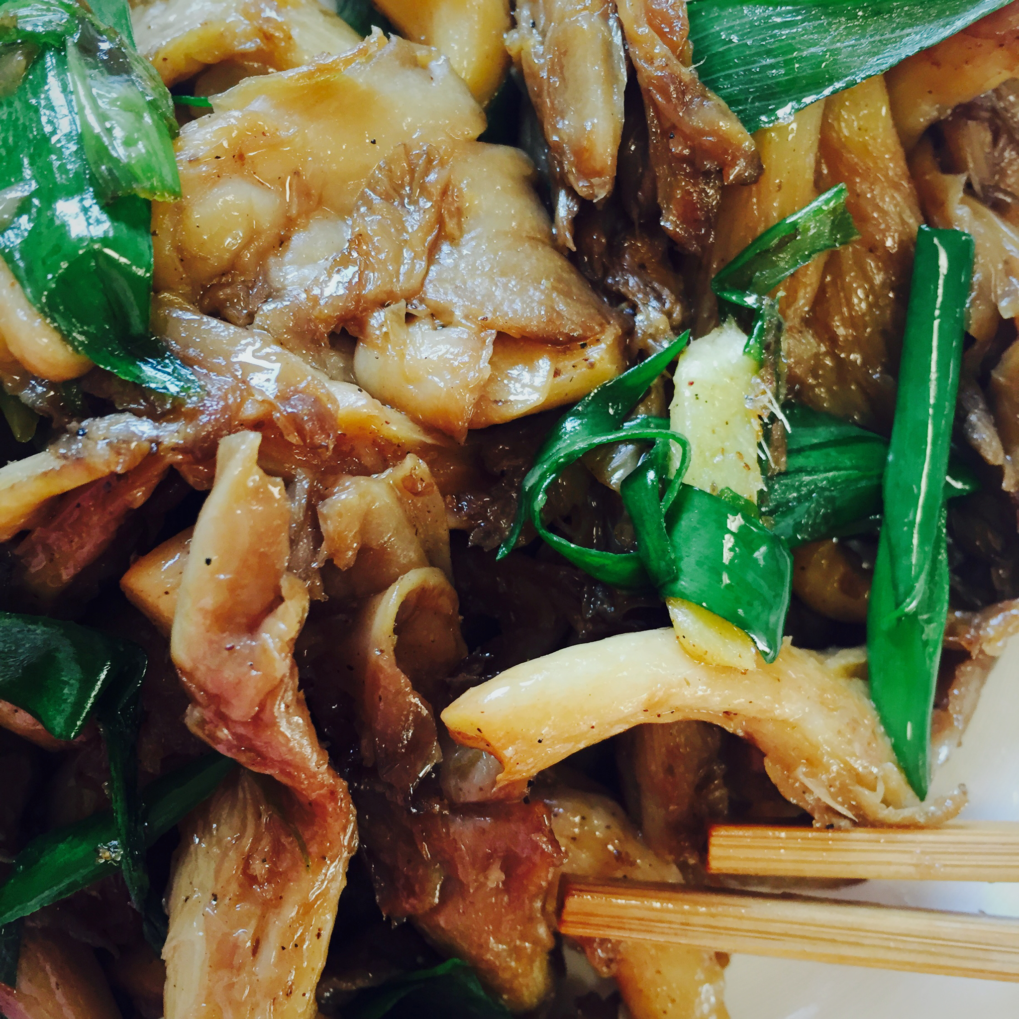 椒盐干煸平菇