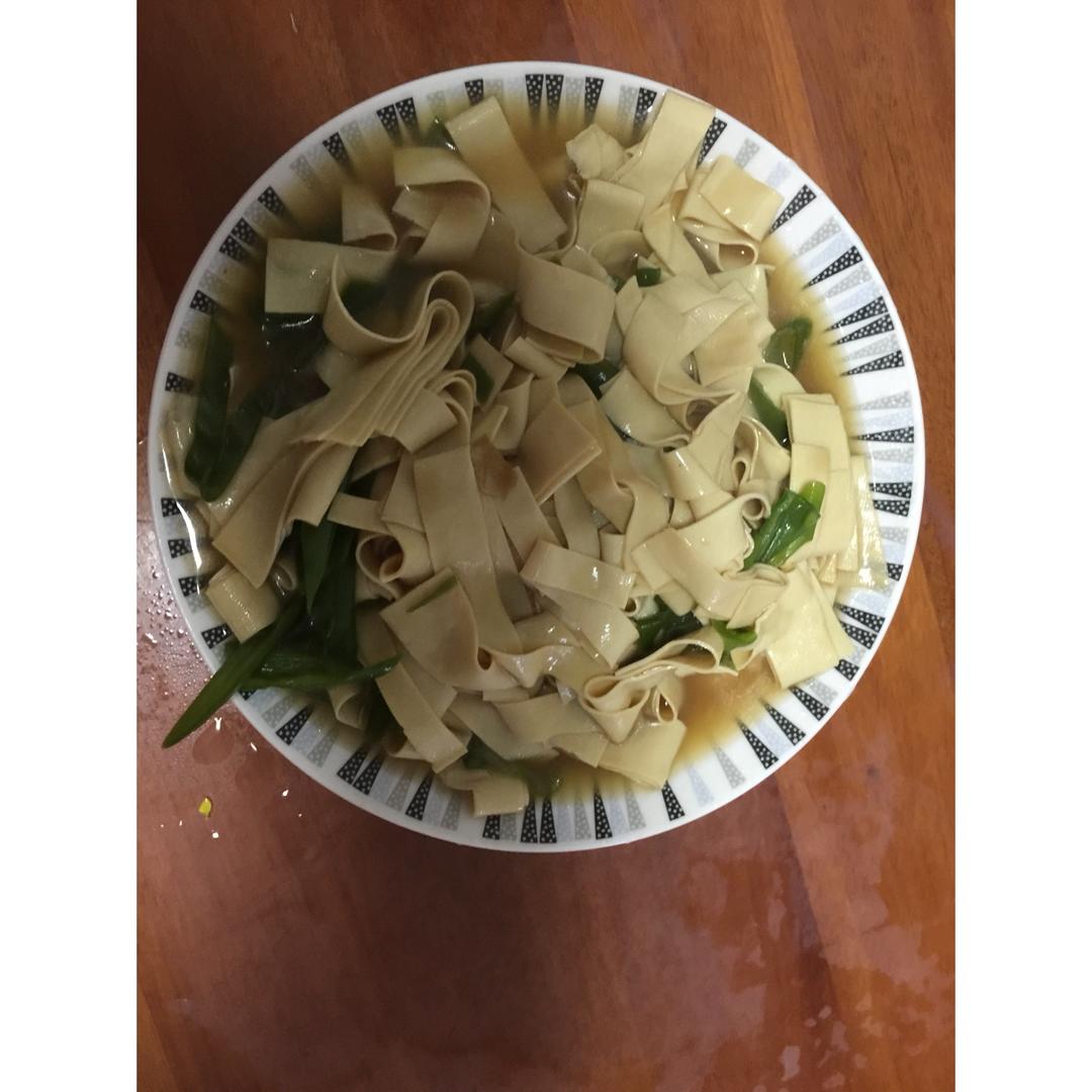 尖椒炒豆皮