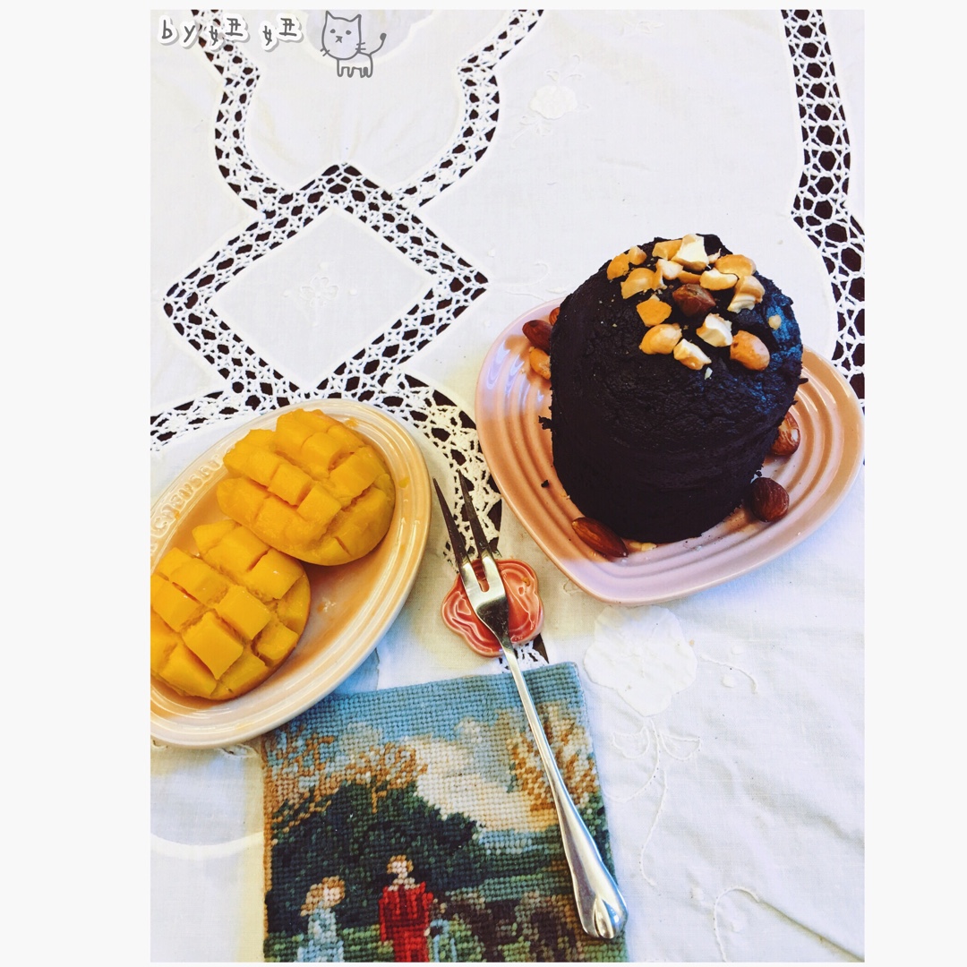 蓬松版五分钟微波炉蛋糕