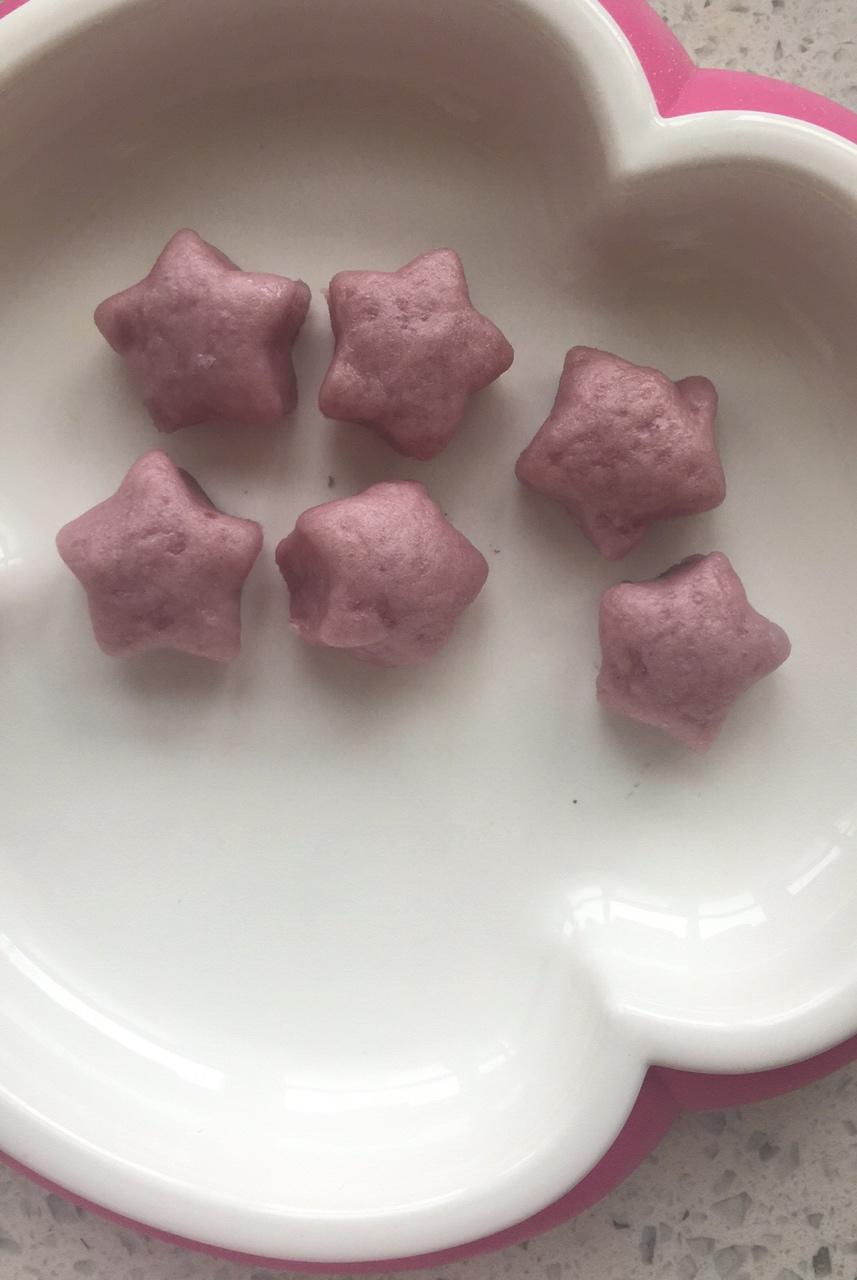 奶香紫薯馒头