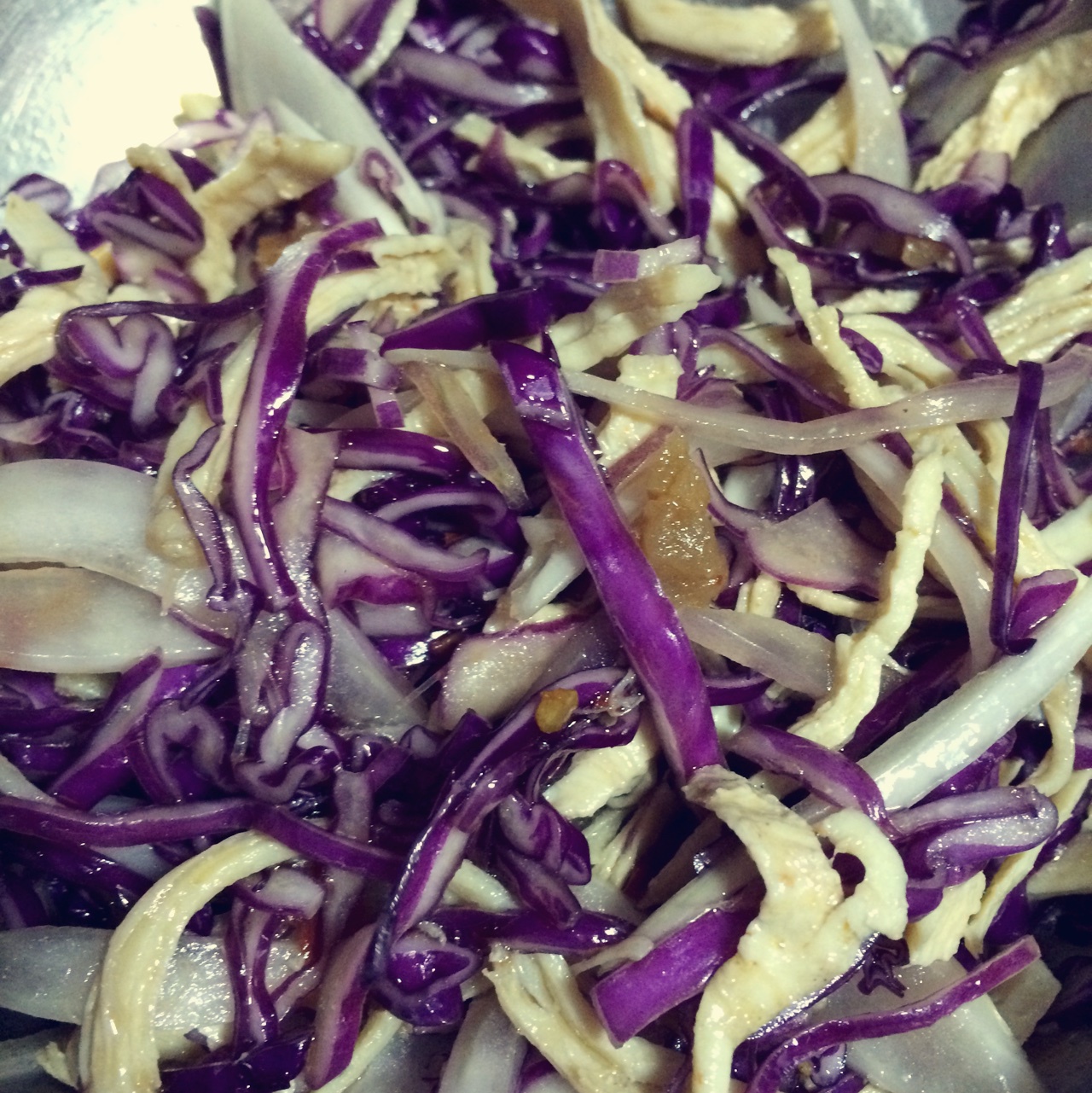 凉拌紫甘蓝