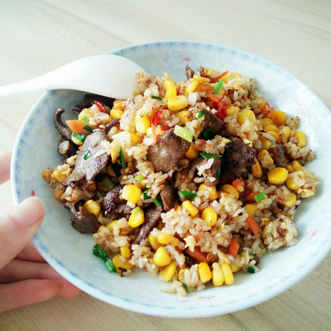 家常猪肝炒饭