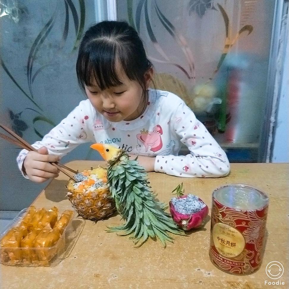 鸟语花香菠萝炒饭