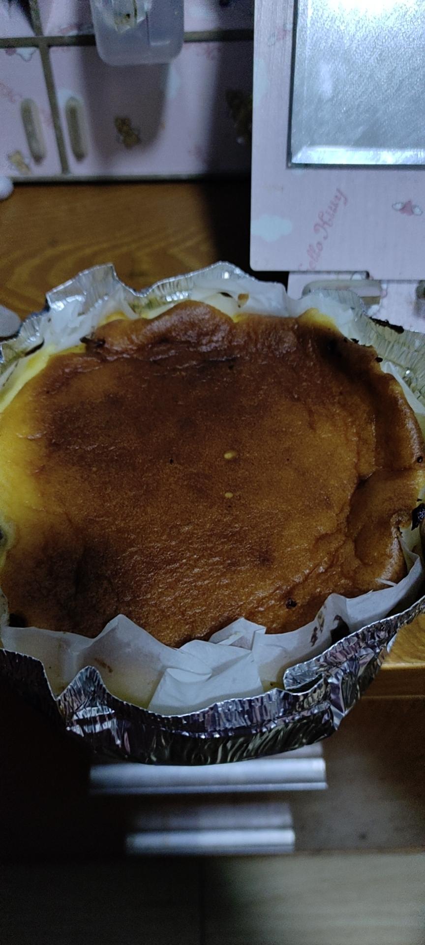 巴斯克芝士蛋糕-傻瓜操作【空气炸锅巴斯克】