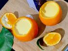 懒人甜品🍮｜橙香双皮奶蒸蛋
