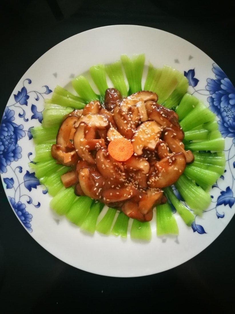 蚝油香菇油菜