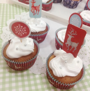 清新莓果奶油cupcake