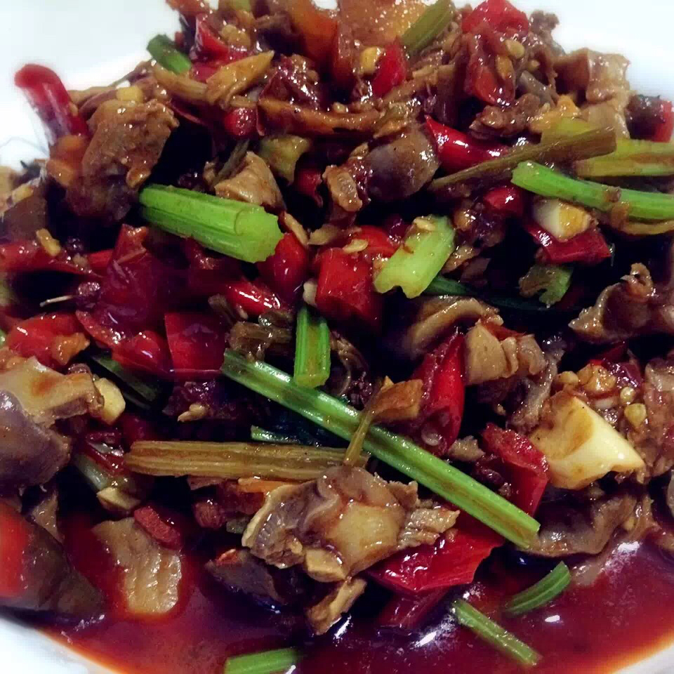 酸辣鸡杂