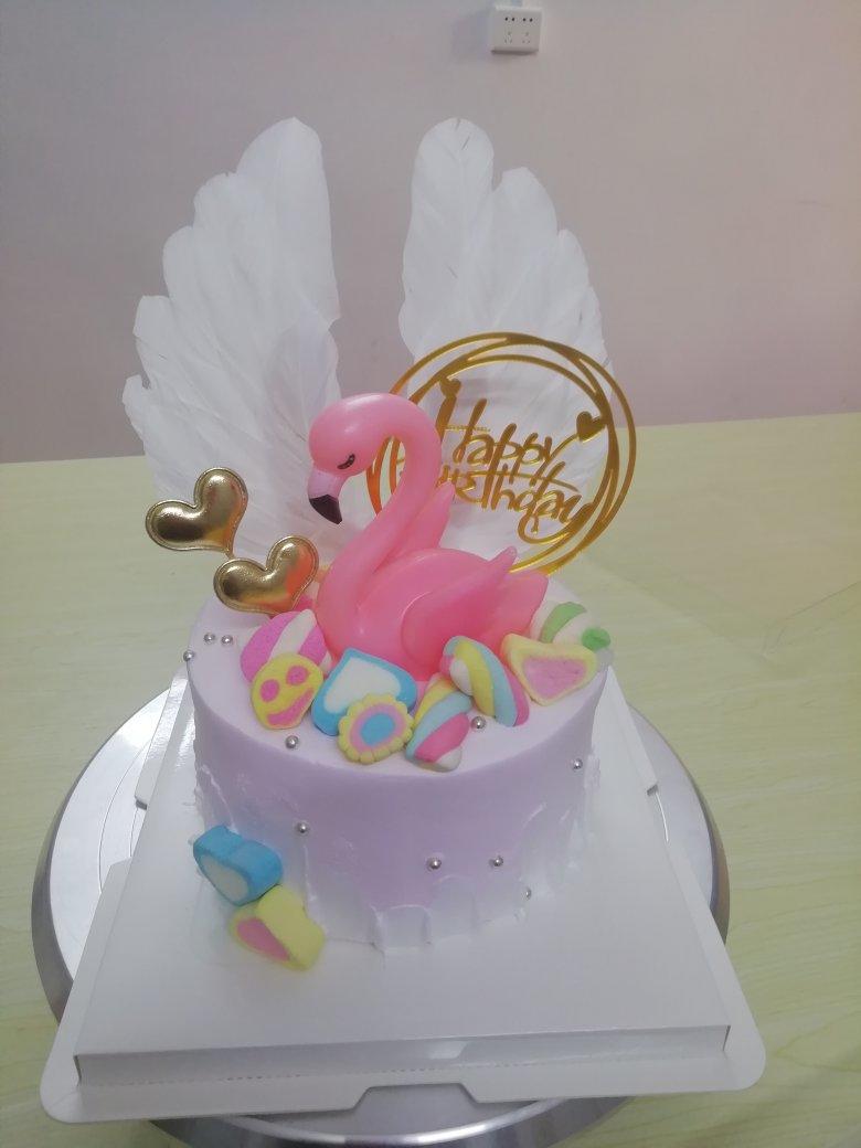 没裱花台也能在家做生日蛋糕6寸