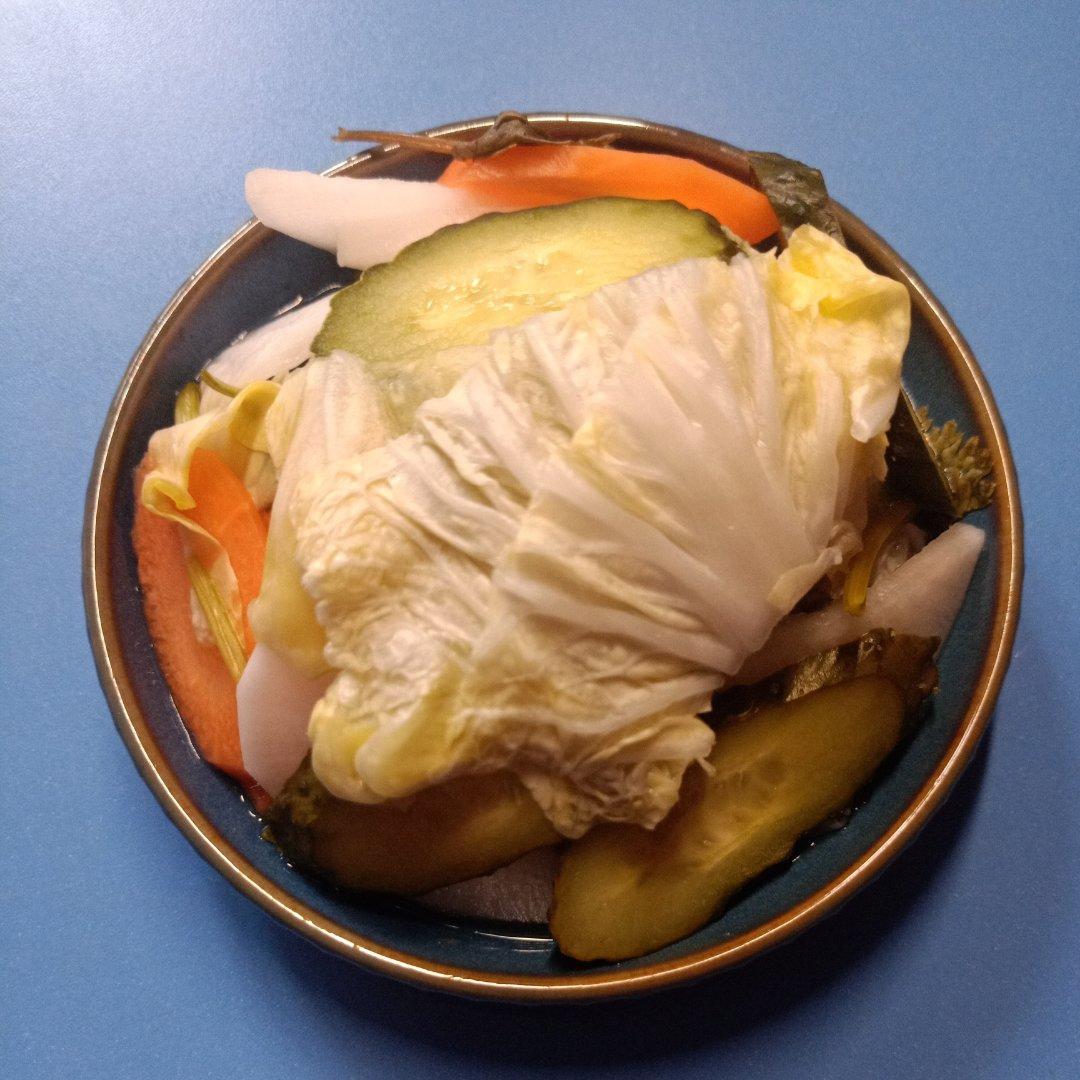酸甜可口的泡菜（一晚即成）