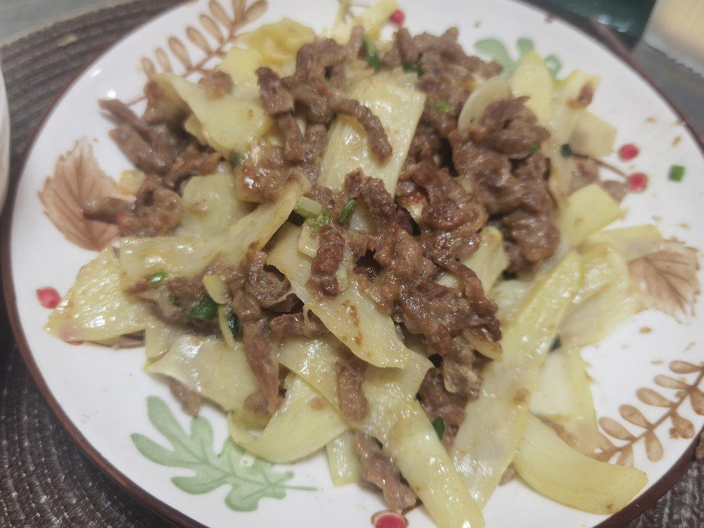茭白肉丝