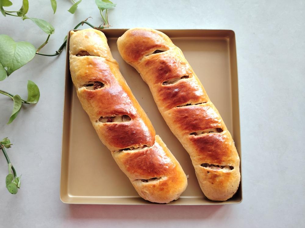 碧根果仁大列巴