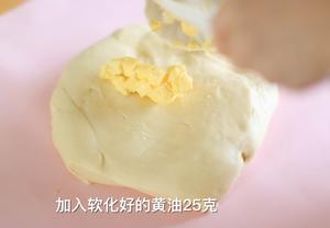 蜂蜜小面包(电饭煲和烤箱两个版本）的做法 步骤3