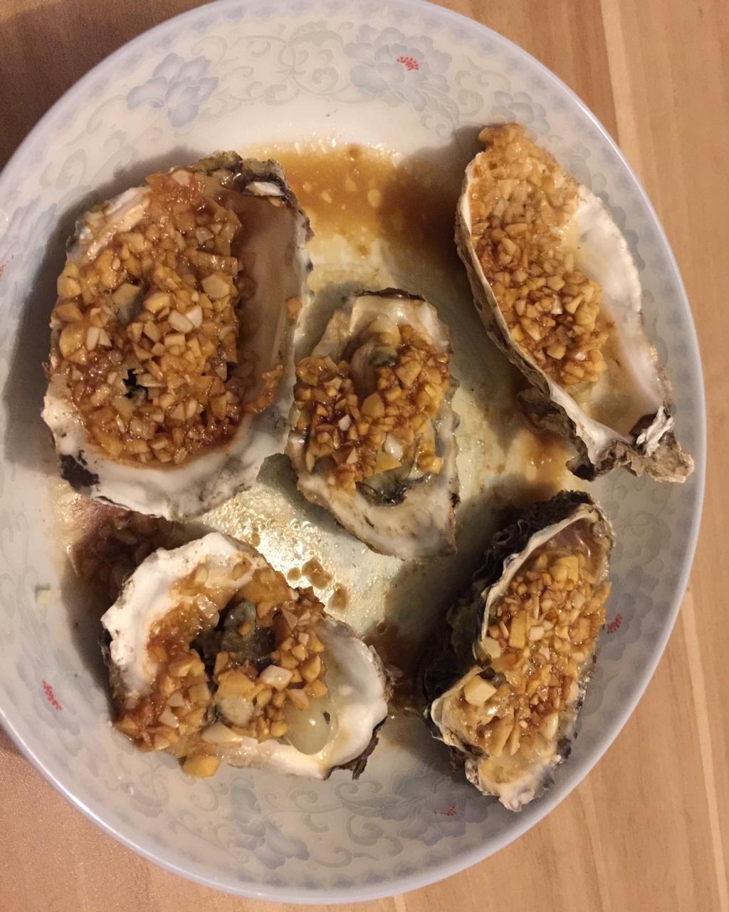 david-32做的微波炉烤生蚝