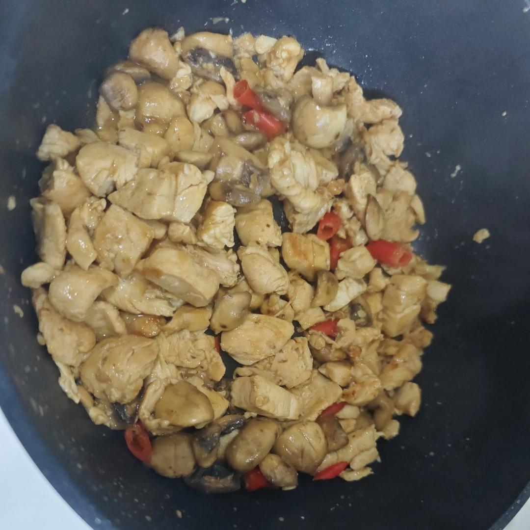 口蘑鸡胸肉