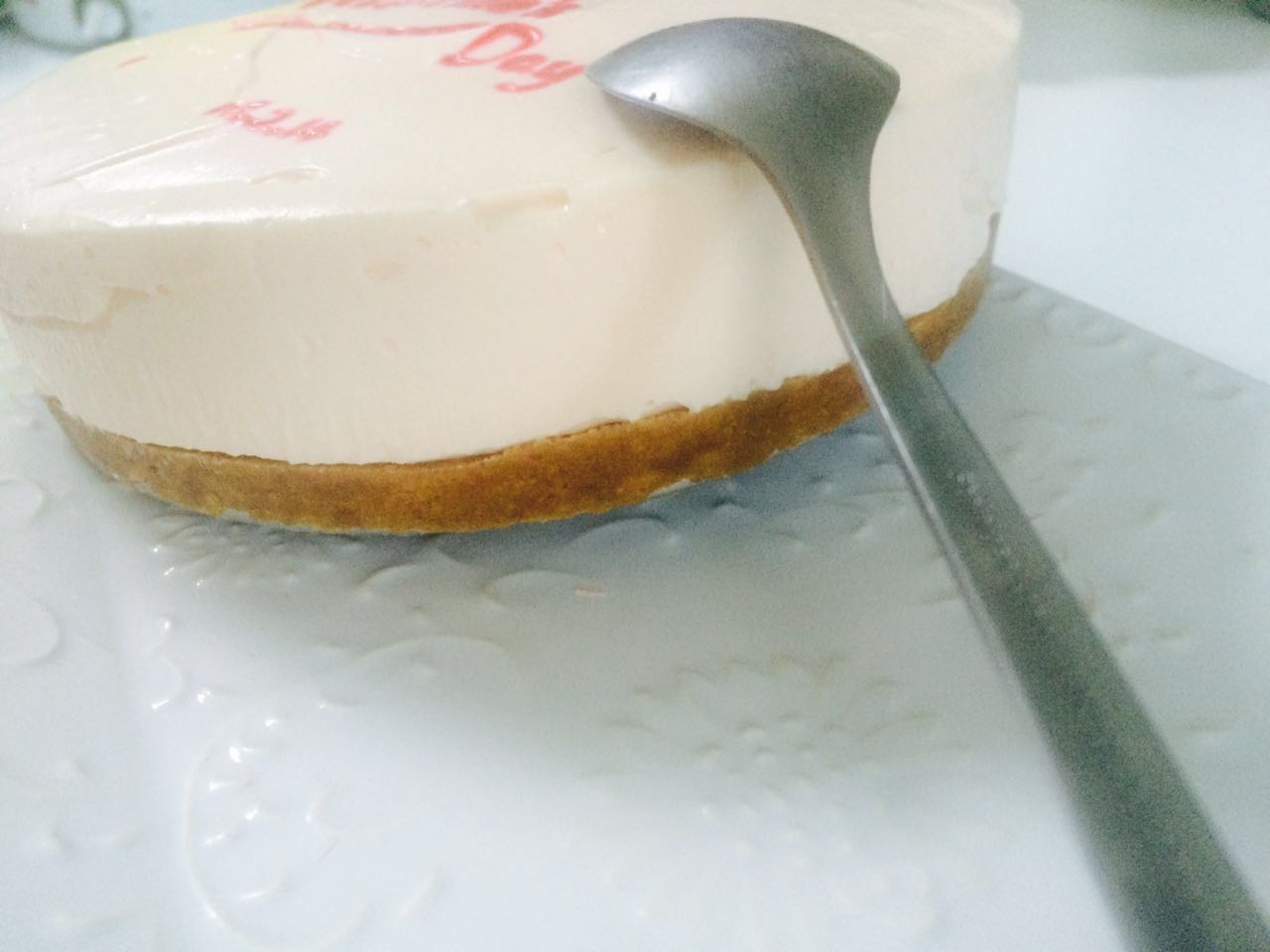 【曼食慢语】白巧克力芝士蛋糕