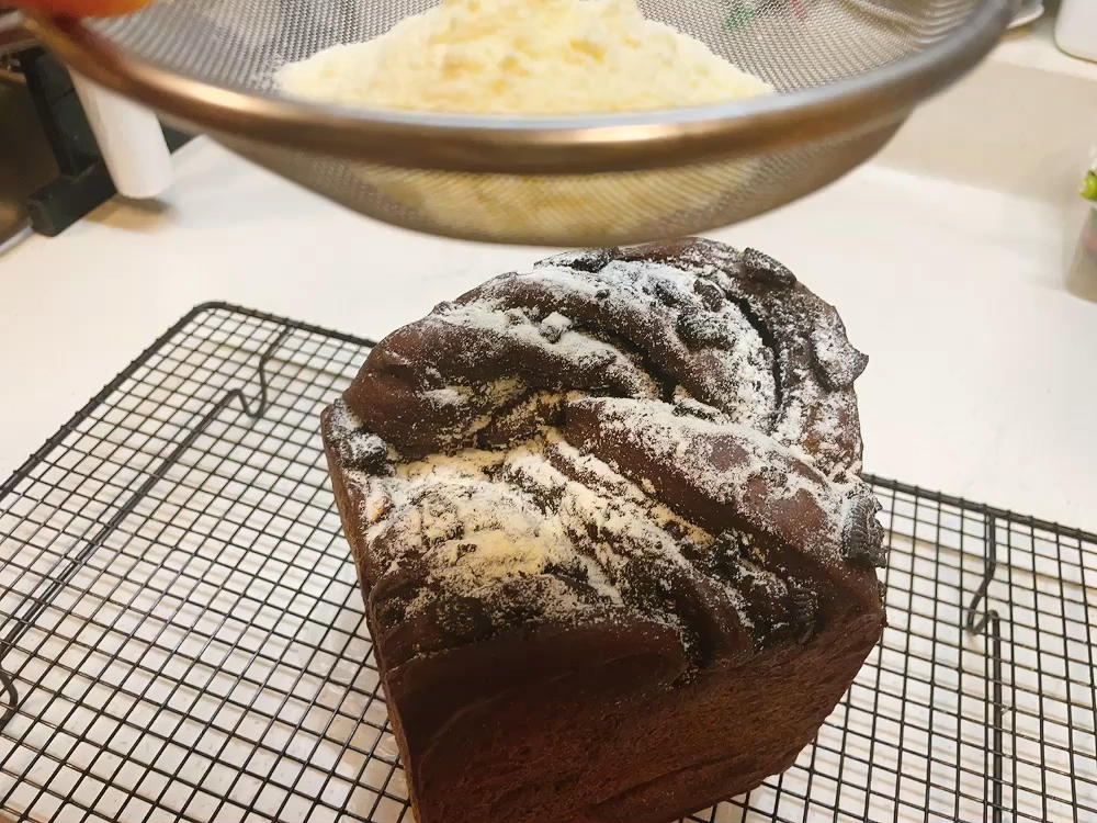 雪山巧克力吐司（巧克力奥利奥吐司面包）