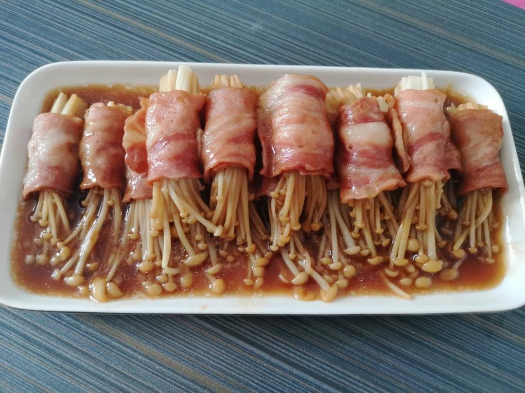 金针菇培根卷