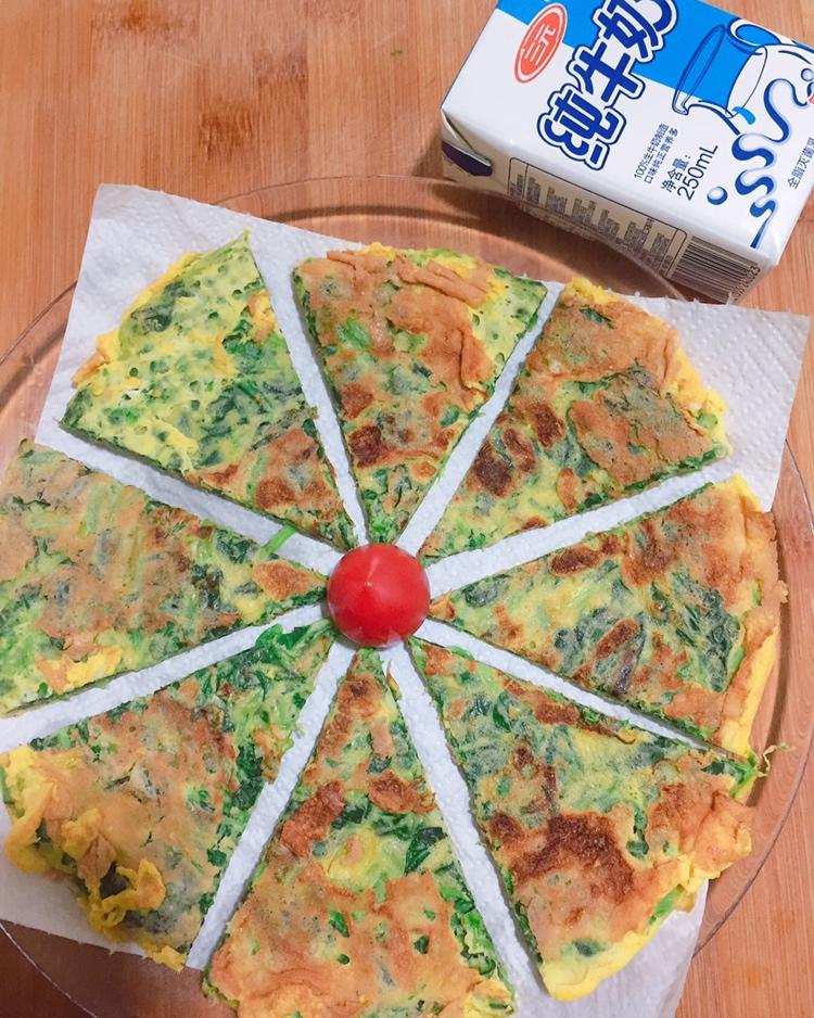 低脂菠菜蛋饼