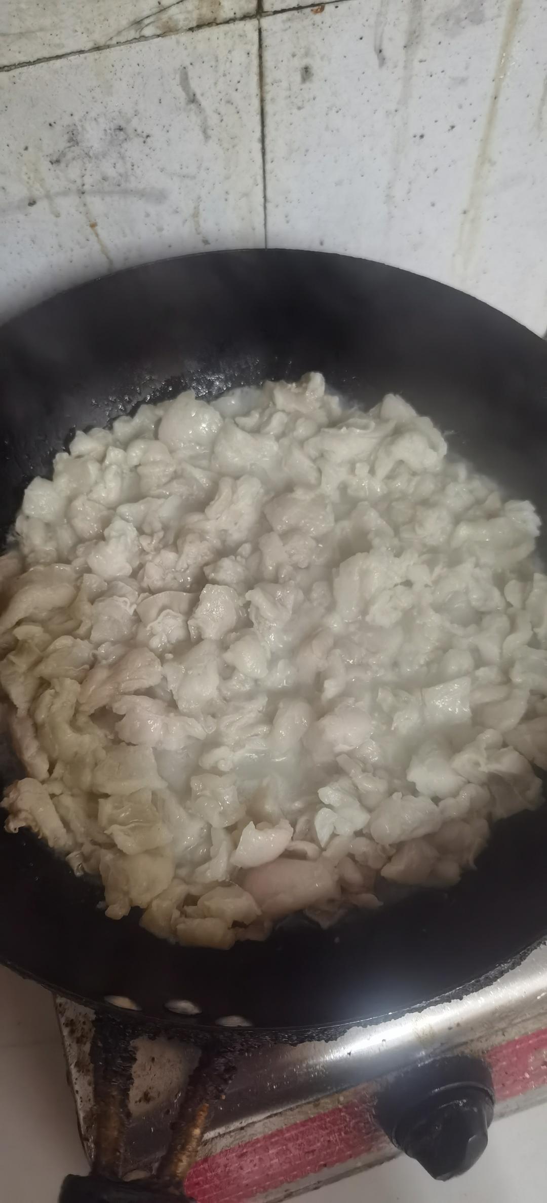 熬猪油渣渣/油吱了