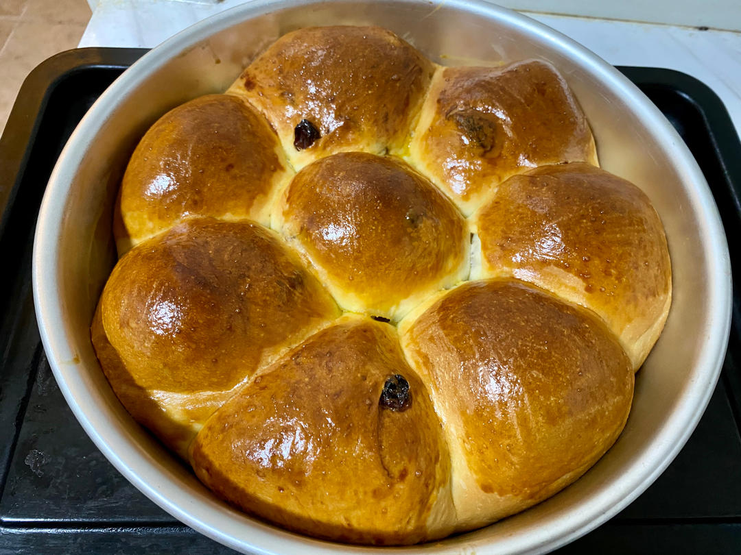 葡萄干面包呀真呀么真简单！