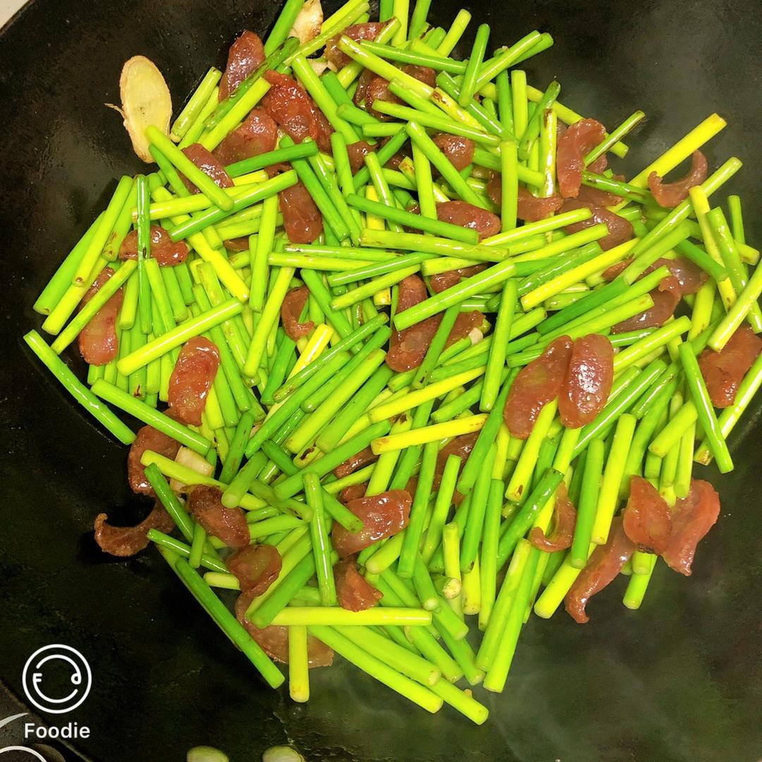 蒜薹炒腊肠