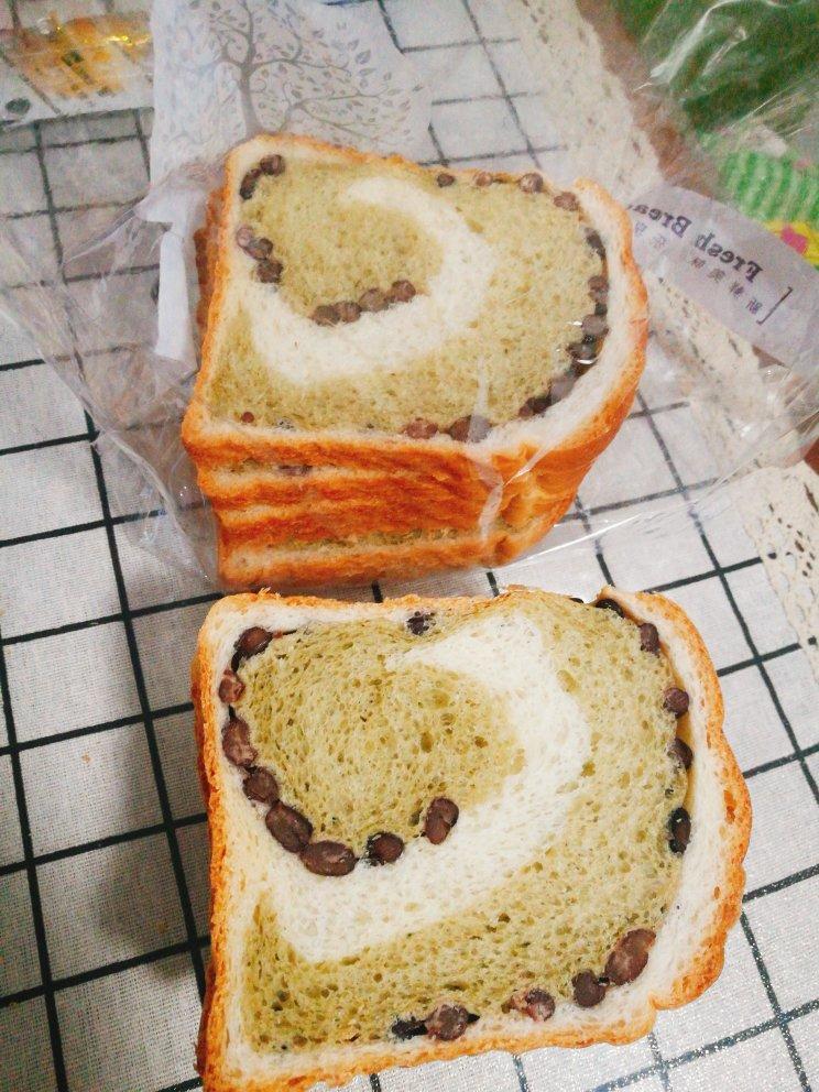 最正宗的日式抹茶红豆吐司