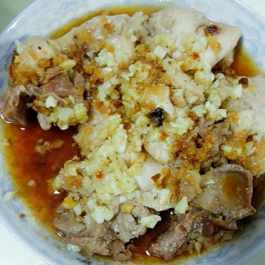 蒜蓉蒸鸡胸（鸡腿）