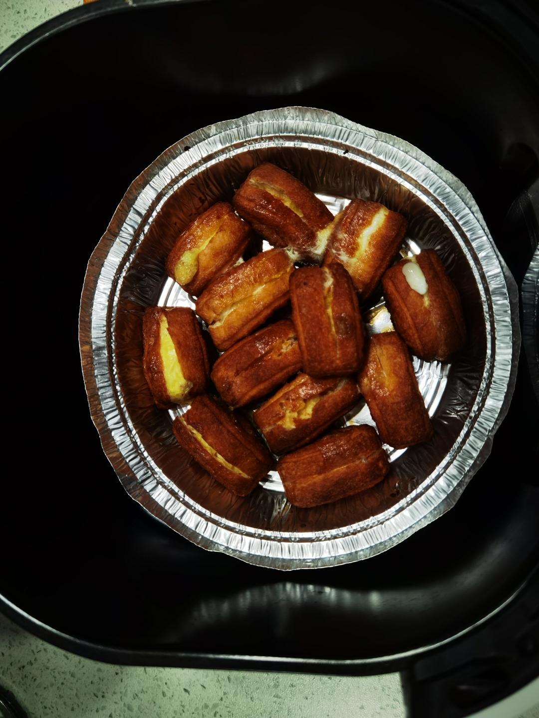 空气炸锅油条灌蛋（简易鸡蛋布袋）
