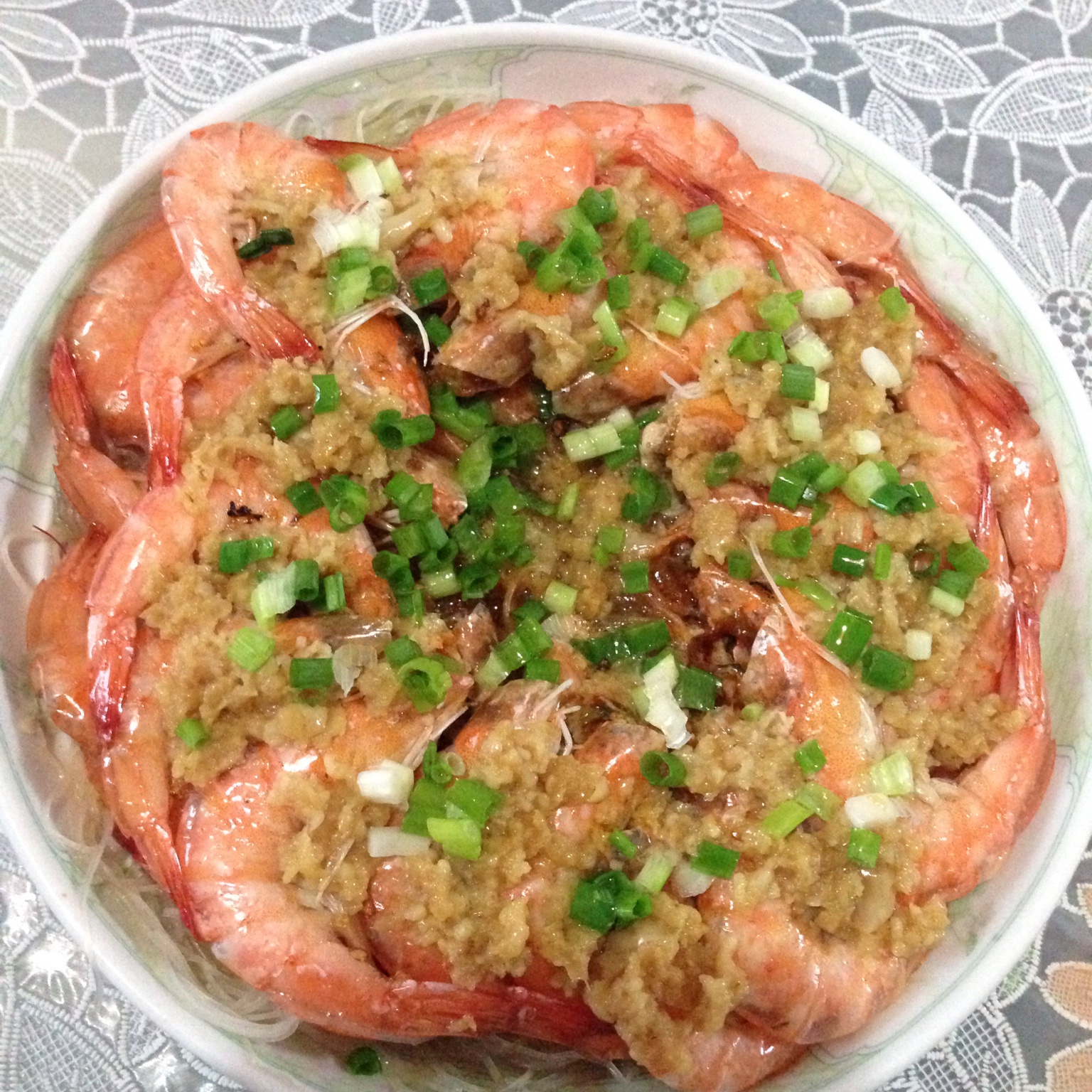 蒜蓉粉丝蒸虾