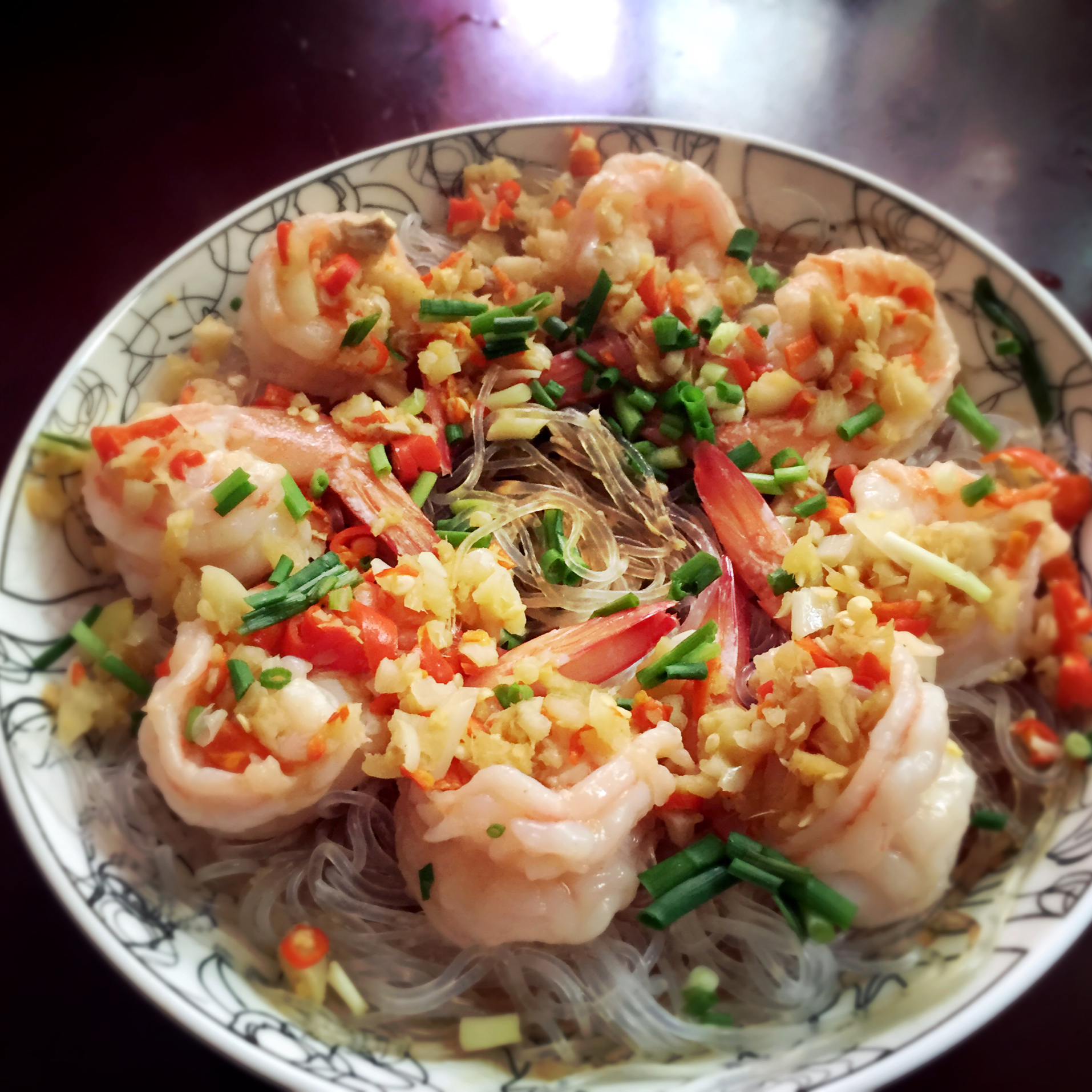 蒜蓉粉丝蒸虾