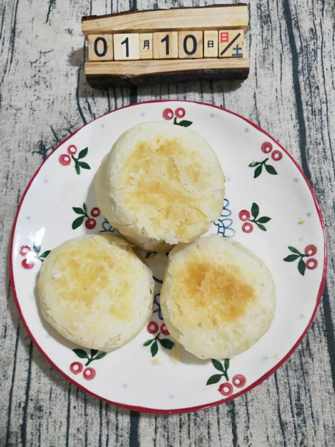 发面油酥小糖饼
