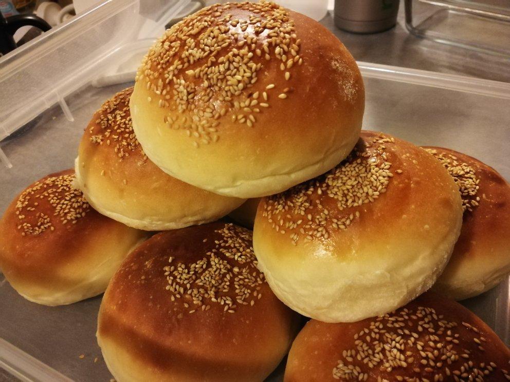 超~级松软的烫种汉堡胚