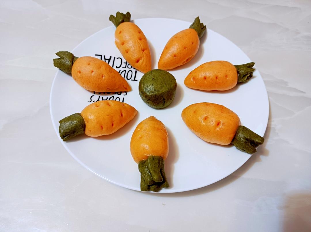 仿真胡萝卜馒头