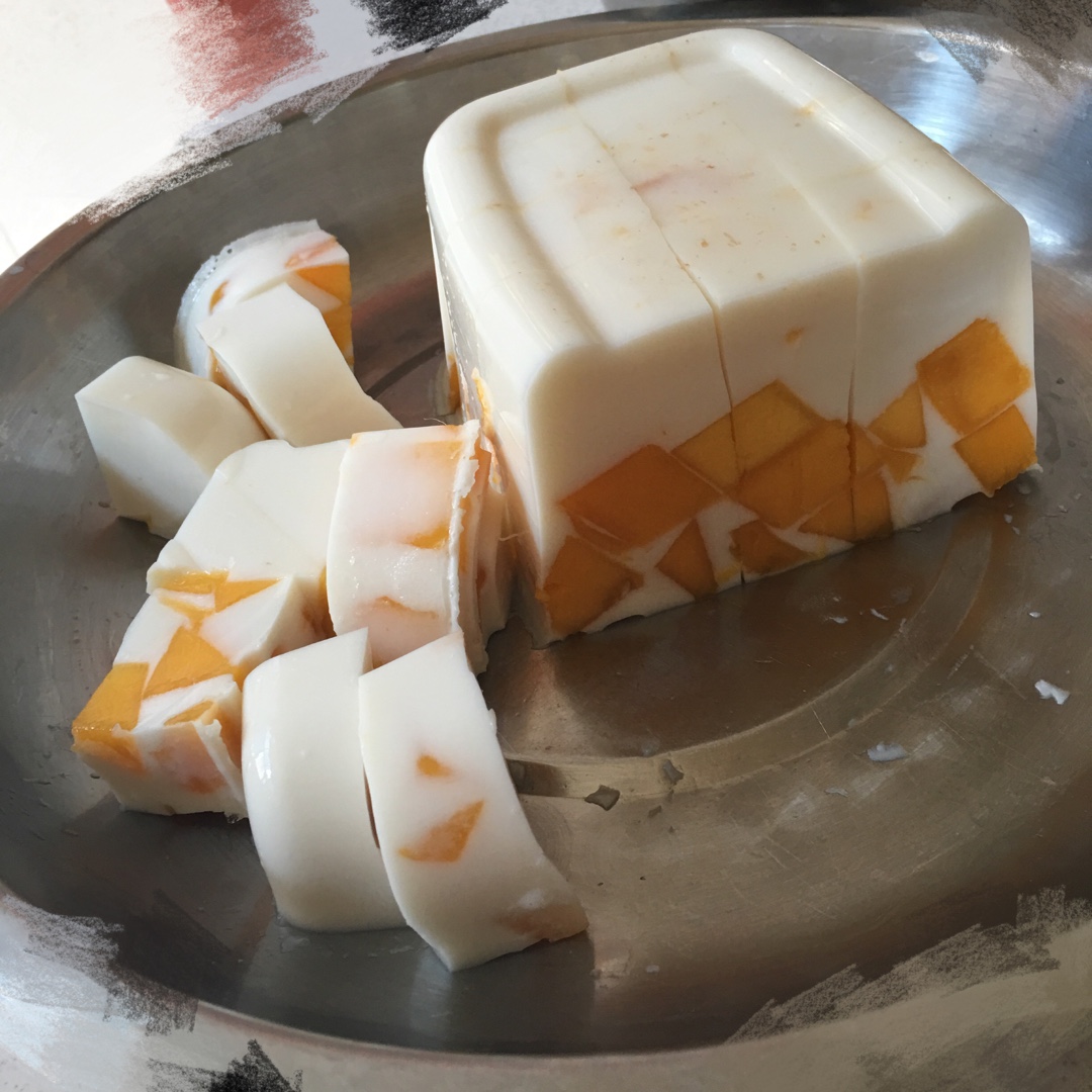 午后小甜点芒果椰汁糕教程