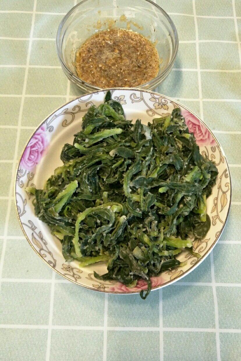 【原创】粉蒸面条菜（野菜 扫帚菜）