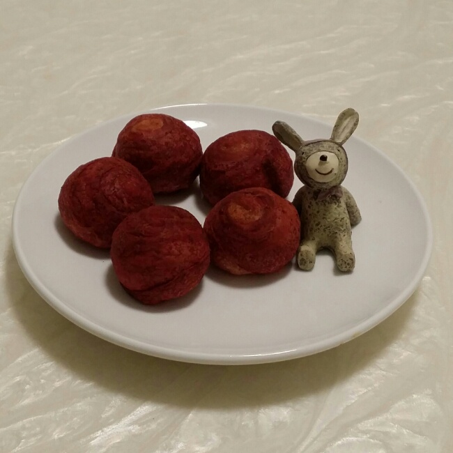 蛋黄酥~紫薯、抹茶、原味~花好月圆，中秋快乐~内附一次做六色蛋黄酥方法~