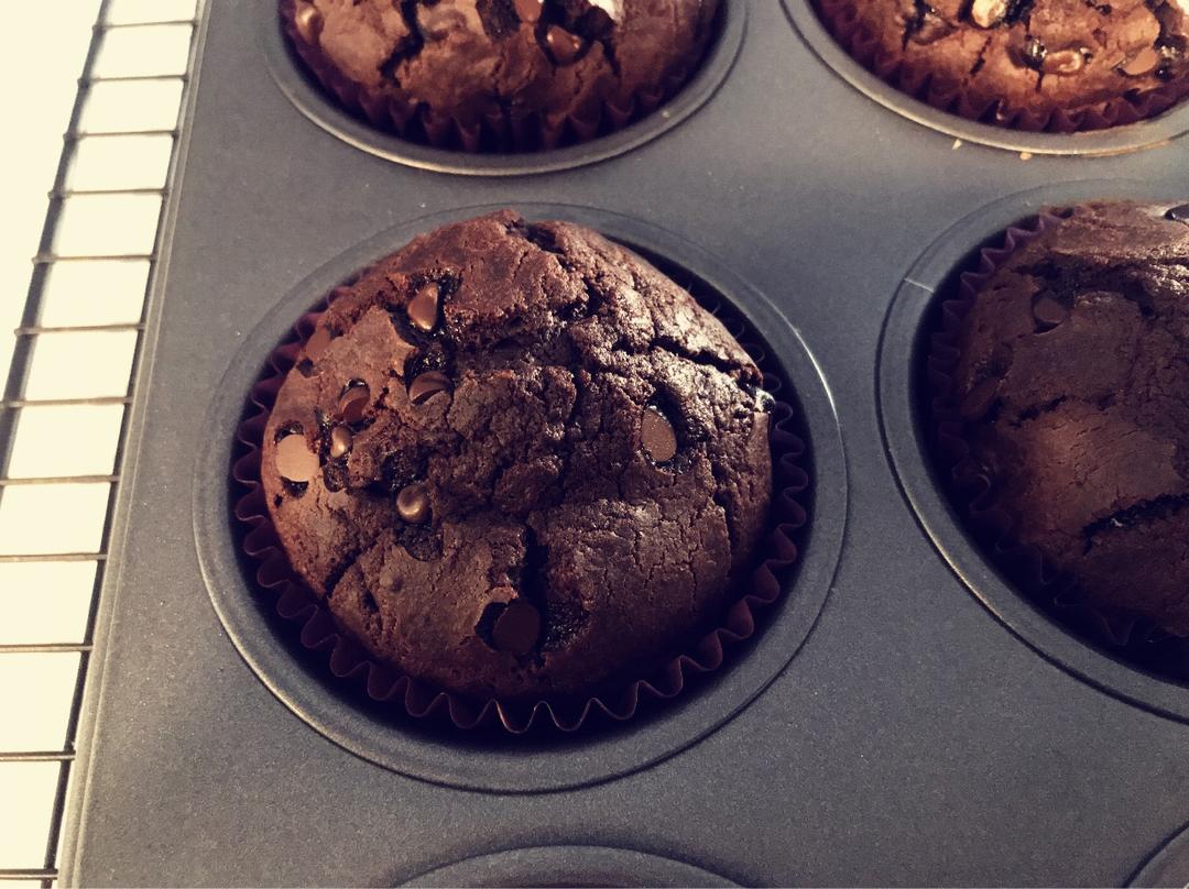 浓郁巧克力马芬